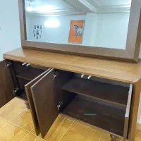 آینه و کنسول در حد نو|بوفه، ویترین، کنسول|قائم‌شهر, |دیوار