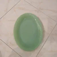 دیس بارفتن سبز قدیمی آنتیک کلکسیونی در حد نو