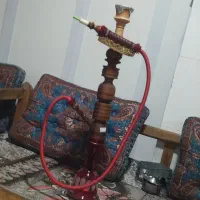 قلیان چوبی تم دار