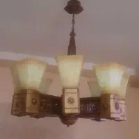 * لوستر ۸ شعله شرکتی بسیار زیبا *