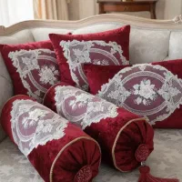 فروش ست بالشت و جلو مبلی دست دوز سفارشی