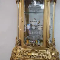 بوفه ویترین سلطنتی تمام چوب