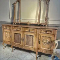 کنسول اینه تمام چوب راش|بوفه، ویترین، کنسول|تهران, قیطریه|دیوار