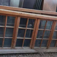 درب پنجره چوبی قدیمی سنتی|مصالح و تجهیزات ساختمان|اصفهان, قائمیه|دیوار