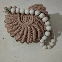 کیف مکرومه طرح صدفی مدل خاص و منحصر بفرد