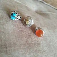 سه عدد انگشتره نقره|جواهرات|اصفهان, طاحونه|دیوار