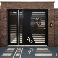 برش لیزری  درب ، اجرای تمیز و دقیق