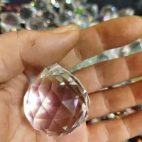 45 عدد کریستال لوستر در حد نو آویز لوستر برنجی|لوستر و چراغ آویز|مشهد, توس (بلوار توس)|دیوار