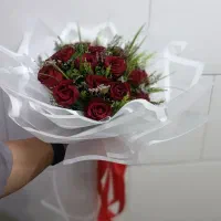 ۱۰شاخه گل رز  طبیعی