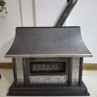 بخاری شومینه بزرگ حرارت گرما زیاد