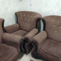 مبل نیم سلطنتی و راحتی 7نفره با پارچه ترک.|مبلمان خانگی و میز عسلی|اهواز, سپیدار|دیوار