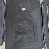 دو عدد چمدان مسافرتی برزنتی-چرخدار-جادار-سالم|کیف، کفش، کمربند|مشهد, فلسطین|دیوار