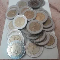 سکه ۵۰ و ۲۵ تومن دورنگ بانکی