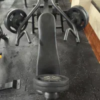 دستگاه بدنسازی بالا سینه وزنه آزاد (برند مبارز)