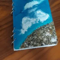 دفتر با جلد رزینی|صنایع دستی و سایر لوازم تزئینی|قم, حنیف نژاد|دیوار