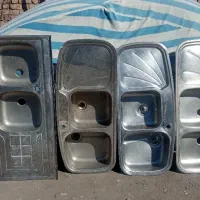 فروش انواع سینک دو قولو توکار وروکاردسته دوم تمیز|مصالح و تجهیزات ساختمان|نیشابور, فردوسی جنوبی|دیوار