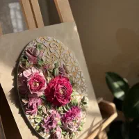 تابلو گل برجسته