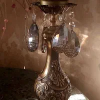 جفت شمعدانی پایه برنجی  شامپاینی|صنایع دستی و سایر لوازم تزئینی|اهواز, کمپلو شمالی|دیوار