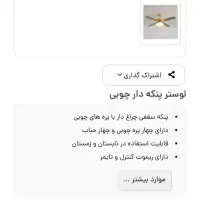 پنکه سقفی چوبی حصیری|لوستر و چراغ آویز|یزد, |دیوار