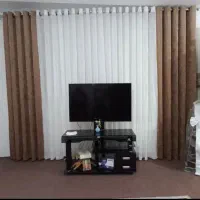 پرده پلیسه پانچ مینمال|پرده، رانر، رومیزی|نورآباد, |دیوار