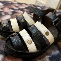 کفش صندل چرم طبیعی سایز ۳۷،۳۸