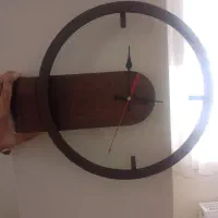 ساعت چوبی طرح آلوین