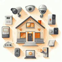 دزدگیر اماکن و دوربین مداربسته ( الکترونیک نوین)