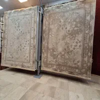فرش ۹ متری الهه مشکی سبز کلاسیک ترند سال|فرش|مشهد, امیر|دیوار