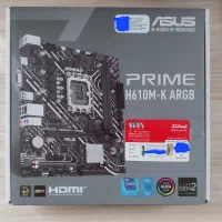 مادربرد ASUS PRIME H610M-K ARGB D5 نو وگارانتی دار