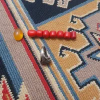 انگشتر نقره و مهره قدیمی سرانگشتر