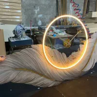 ساعت مدل پر و ماه|ساعت دیواری و تزئینی|اندیشه, اندیشه فاز ۱|دیوار