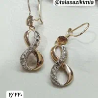 گوشواره و زنجیر طلا