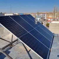 پنل خورشیدی 650 وات بایفیشیال تولید برق از دوطرف