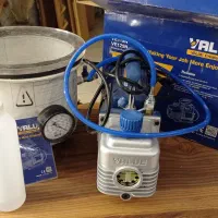 دستگاه حباب گیر رزین، پمپ و دیگ خلا