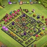 اکانت کلش تانهال 9 نیمه مکس ‌