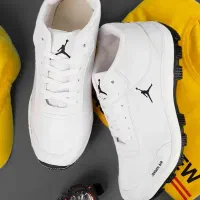 کفش مردانه جردن در 2رنگ سفید مشکی / آکبند فروشگاهی