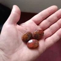 سنگ نگین عقیق شجر پاییزی فیروزه|جواهرات|قم, بنیاد|دیوار