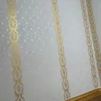 نقاشی .طرح کاغذ دیواری و سفید کاری