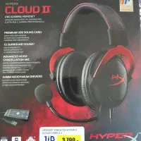 هدست گیمینگ HyperX Cloud II اصل (مشکی-قرمز)