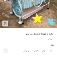 گهواره عروسکی نوزاد|تخت و سرویس خواب|شیراز, ارم|دیوار