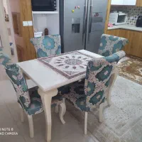 مبل و میز ناهار خوری ست به همراه ساعت ایستاده|مبلمان خانگی و میز عسلی|فردیس, سرحد آباد|دیوار