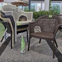 صندلی پلاستیکی ناهارخوری سبدی حصیری|میز و صندلی غذاخوری|تهران, خرمشهر|دیوار