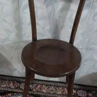 صندلی چوبی لهستانی قدیمی سالم سالم