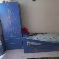 تخت کمد و نوجوان|تخت و سرویس خواب|رودهن, |دیوار