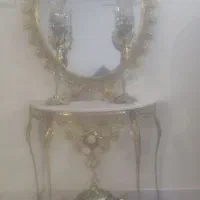 باسلام اینه شمعدان برنجی همراه باشکلات خوری برنجی|کلکسیون اشیاء عتیقه|تهران, افسریه شمالی|دیوار