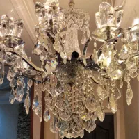 لوستر ۱۶شعله مجلل کریستال آماریس ناخمن آلمان|لوستر و چراغ آویز|تهران, درکه|دیوار