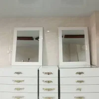 دکور آرایشگاه کامل به همراه پارتیشن و صندلی جک دار