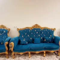 مبل سلطنتی ۹ نفره|مبلمان خانگی و میز عسلی|رباط‌کریم, |دیوار