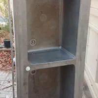 سینک دولگن صنعتی پایه دار