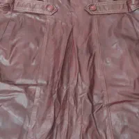 دو عدد کت چرم بلند زنانه|لباس|سنندج, |دیوار